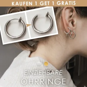 Einziehbare Ohrringe (Kauf 1 bekomme 1 gratis)