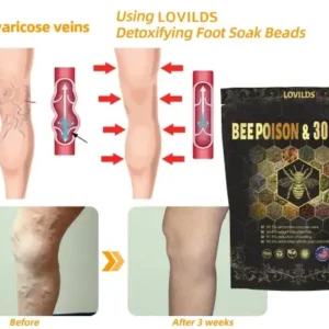 LOVILDS® Bee Poison & 30-Herb Detox Foot Soak Beads for Body Sculpting