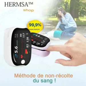 Winter Sale HERMSA High Precision Non-Invasive Multi-Purpose Medical Device (For Monitoring Blood Glucose, Blood Oxygen and Blood Pressure)