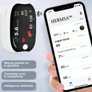 Winter Sale HERMSA High Precision Non-Invasive Multi-Purpose Medical Device (For Monitoring Blood Glucose, Blood Oxygen and Blood Pressure)